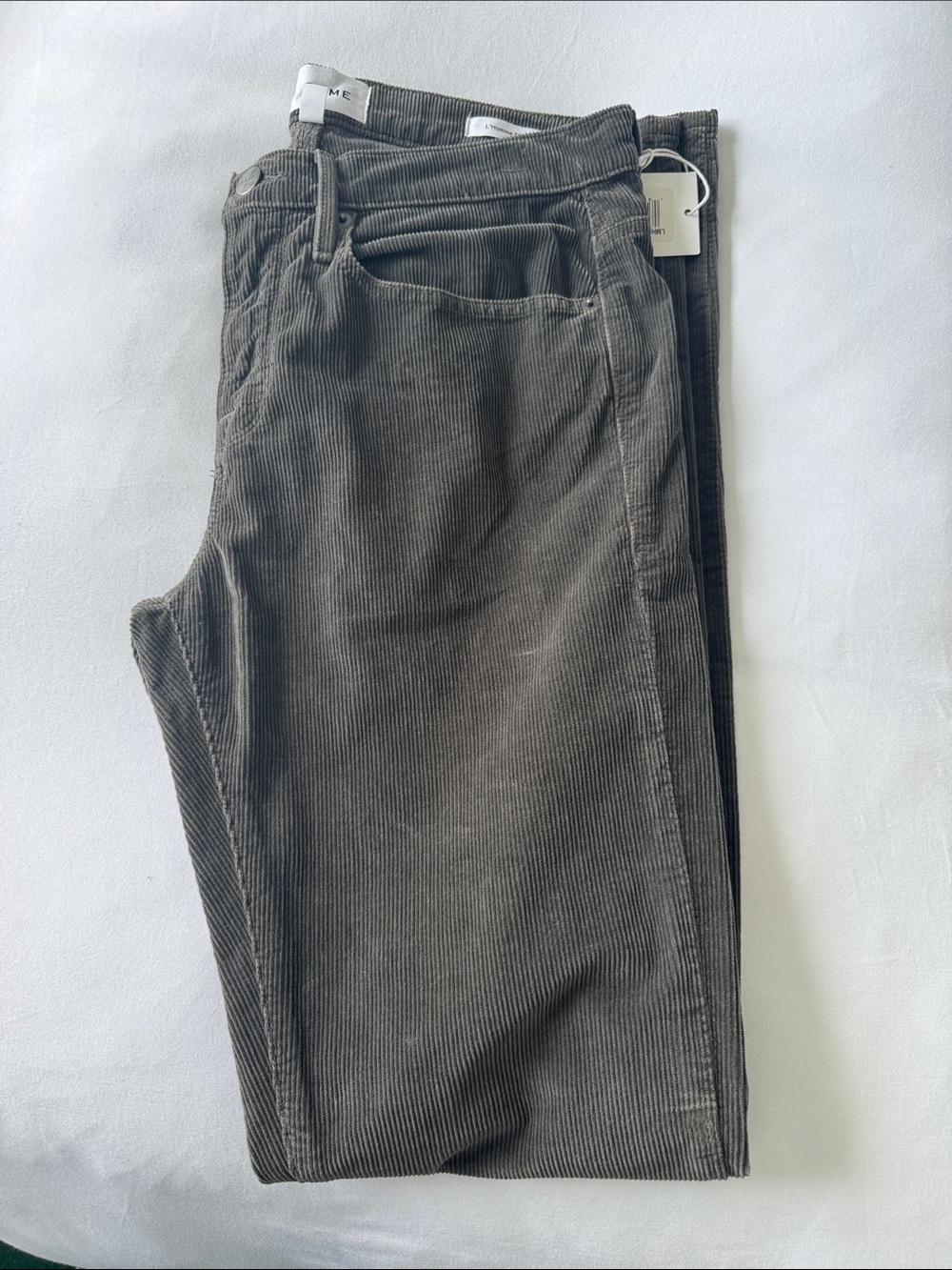NWT Frame Denim Men's Corduroy Pants in Dark Green